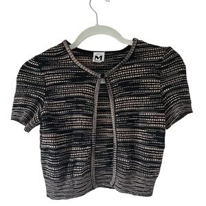 Missoni Cropped Cardigan Short Sleeve Fitted (size 4)